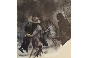 Zdeněk Burian - K.May, černý Mustang